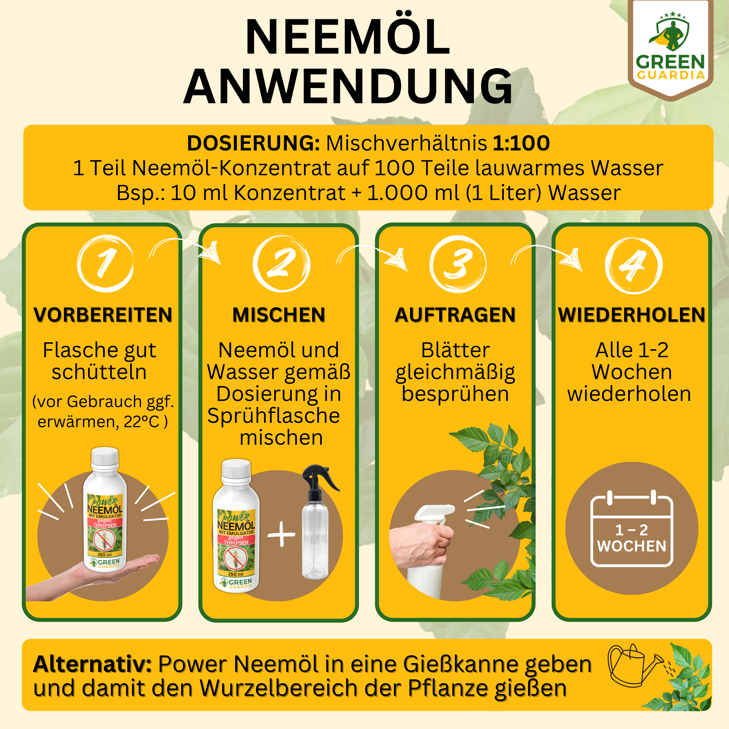 Power Neem-olie mod trips