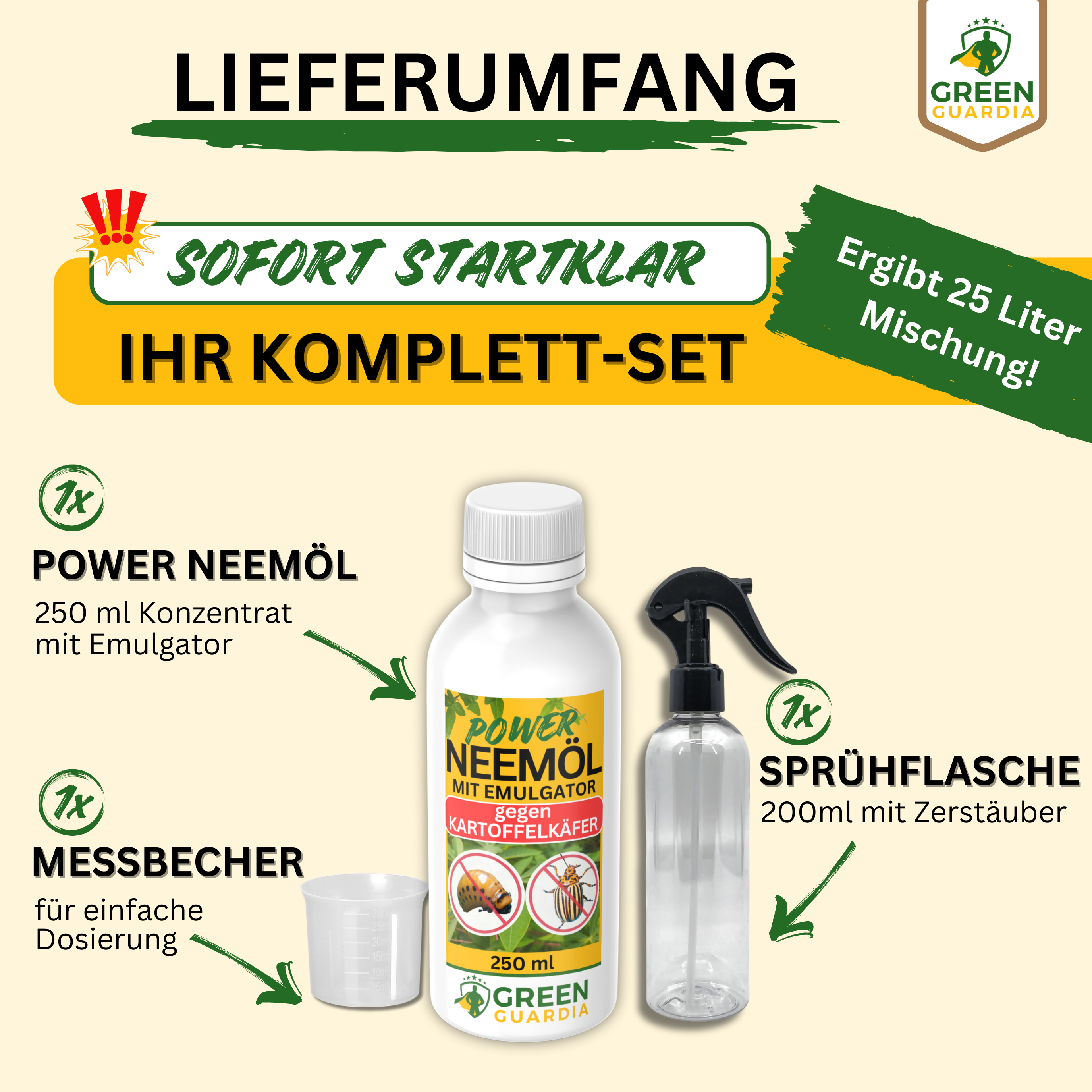 Power Neem-olie mod Colorado-kartoffelbiller