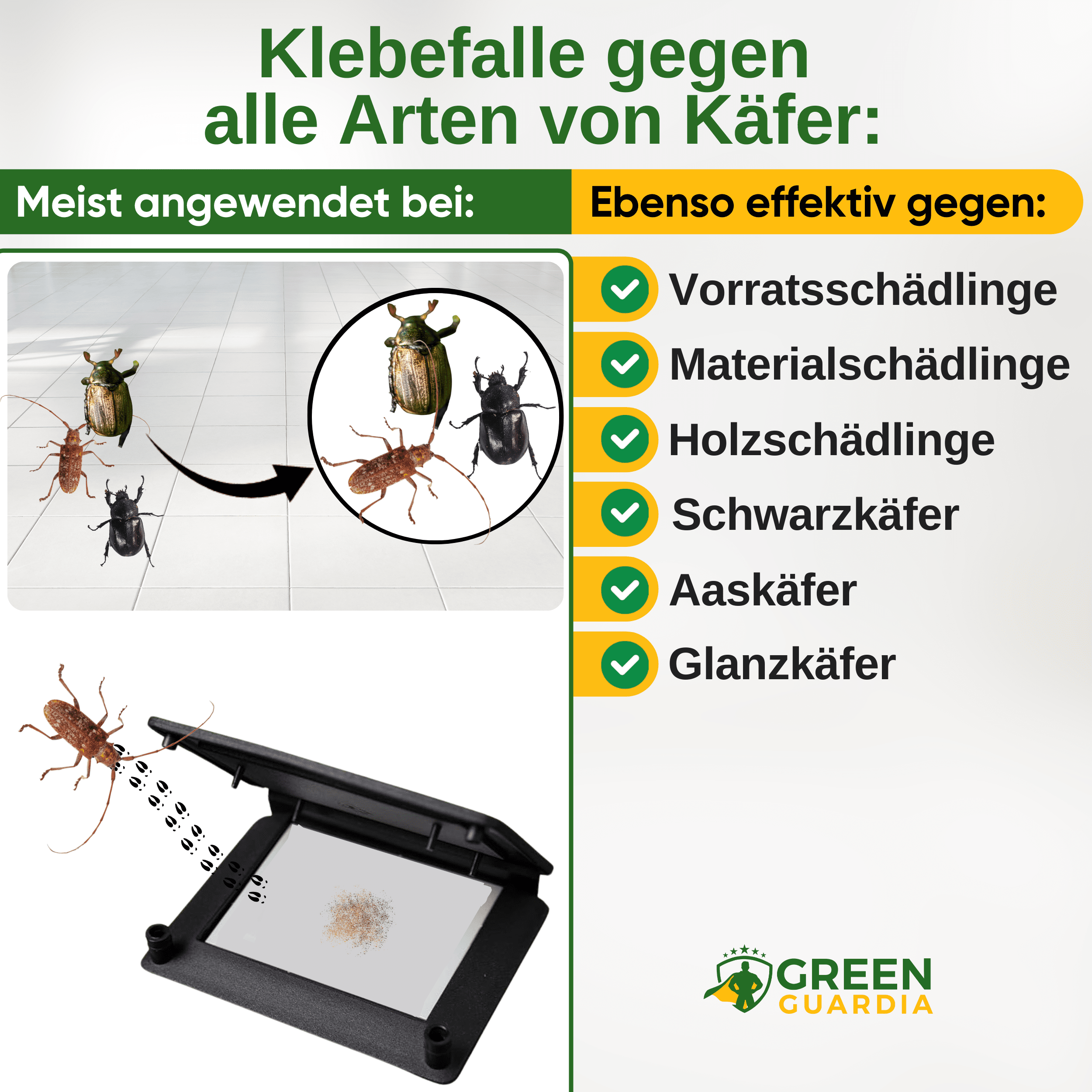 Käfer Falle mit Pheromon - Lockstoff - Green Guardia - Ihr Experte für Schädlinge und Pflanzen