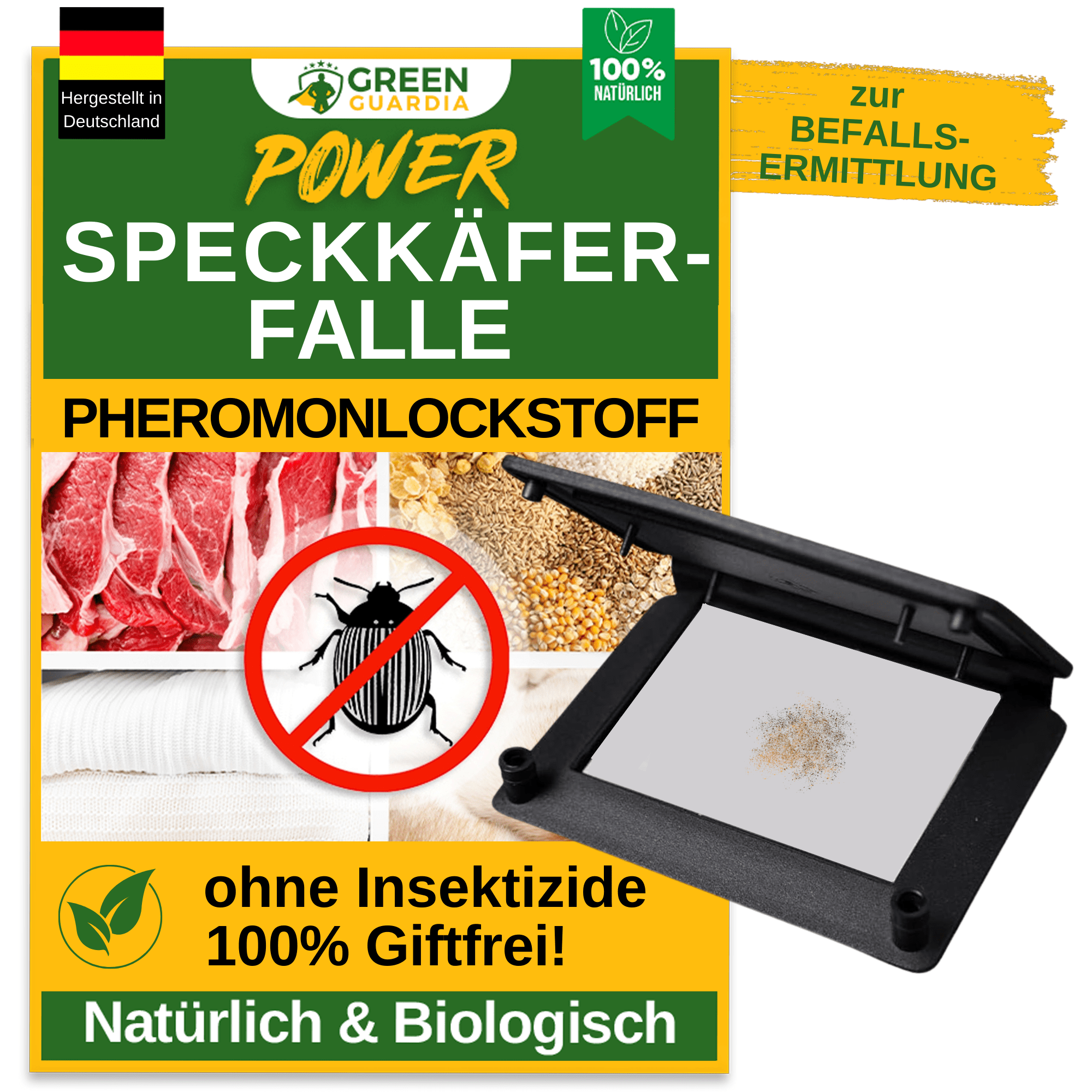 Speckkäfer Falle mit Pheromon - Lockstoff - Green Guardia - Ihr Experte für Schädlinge und Pflanzen