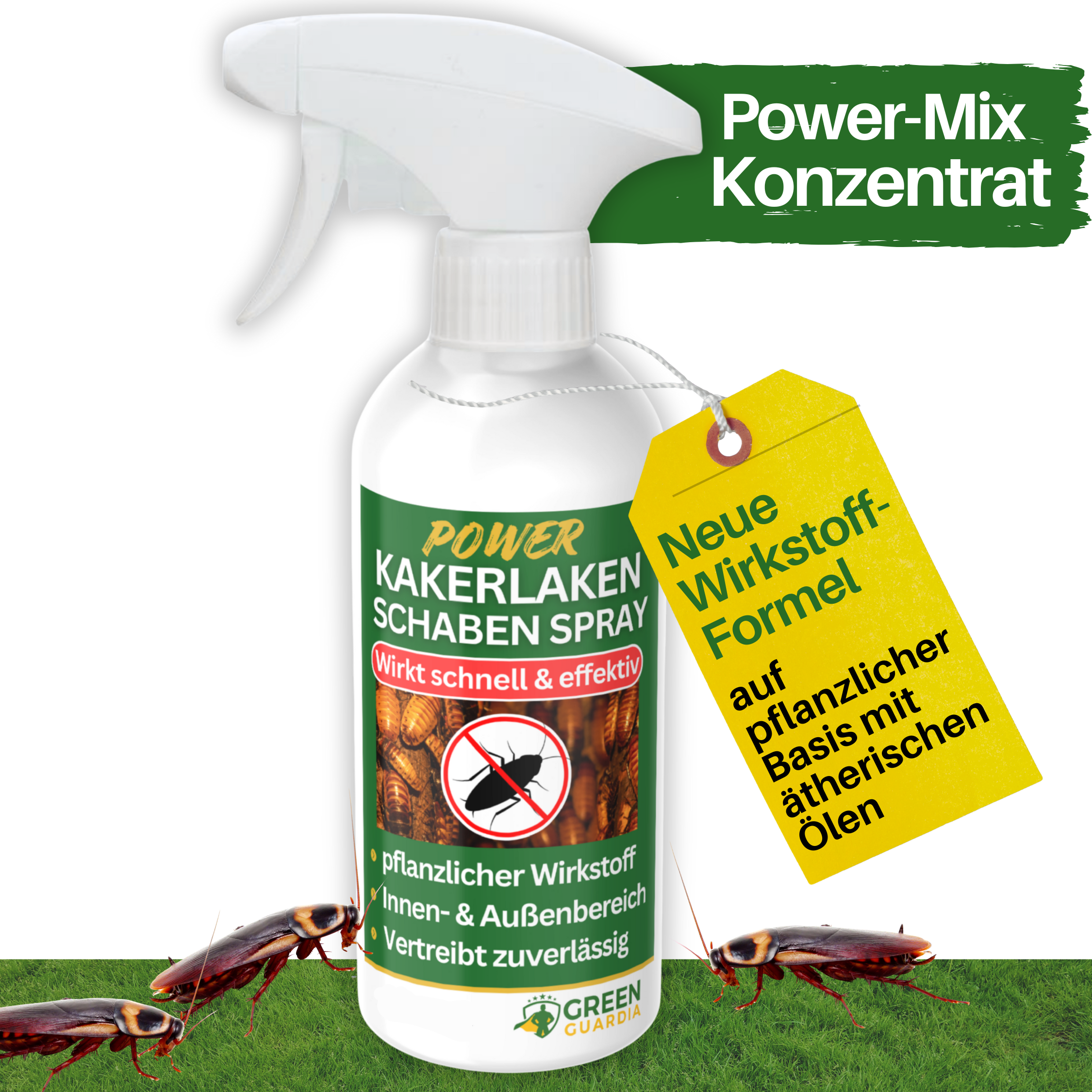 Kakerlakafvisende spray med kraftfuld koncentrat