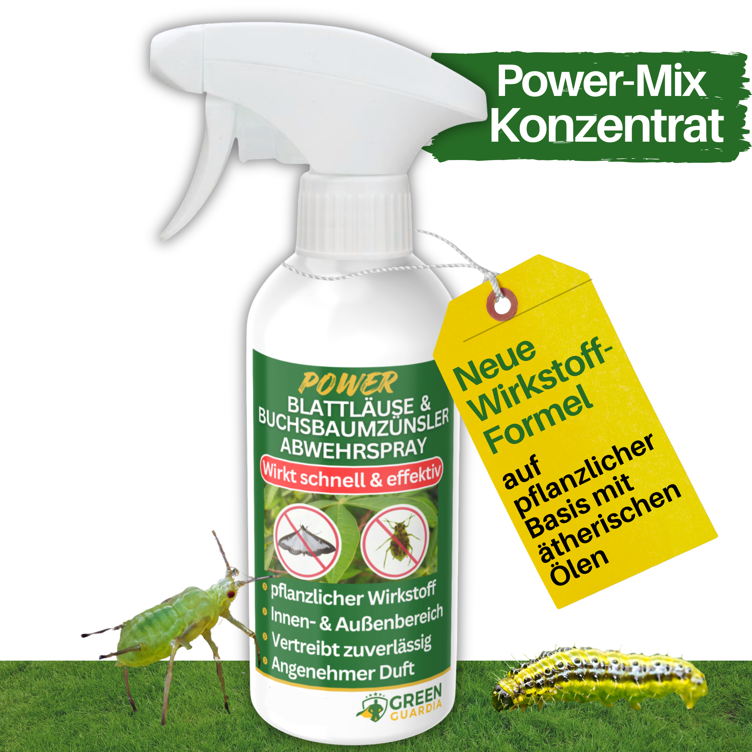 Bladlusafvisende spray med koncentrat