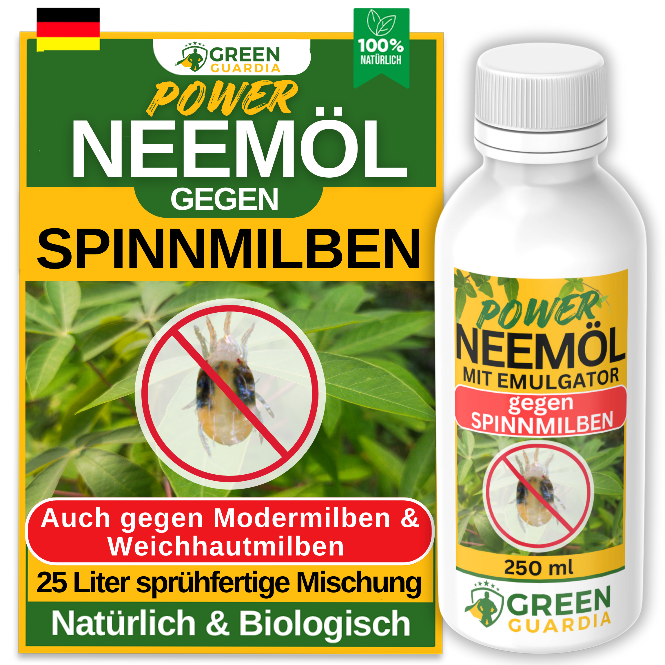 Power Neem olie mod spindemider