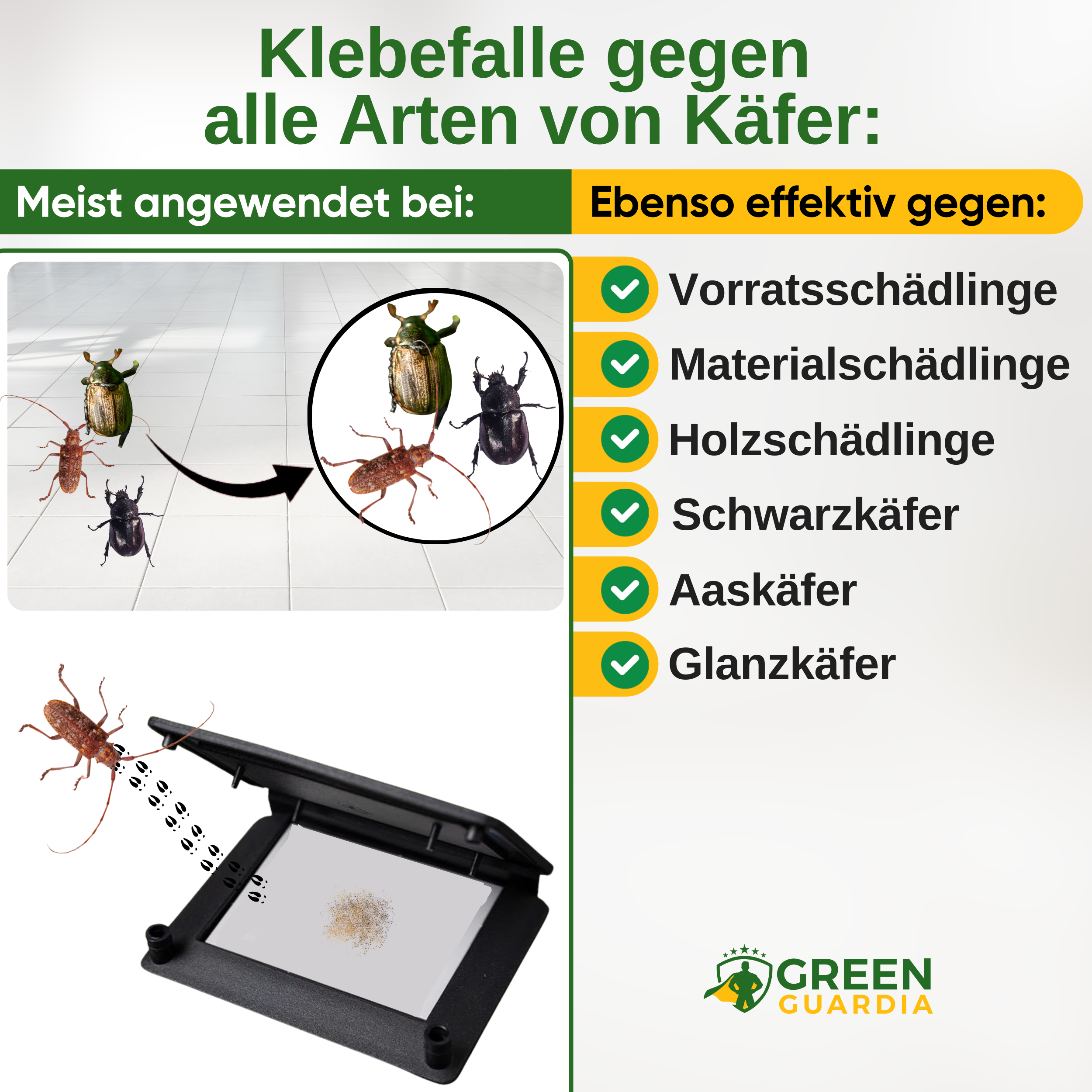 Billefælde med feromontiltrækningsmiddel