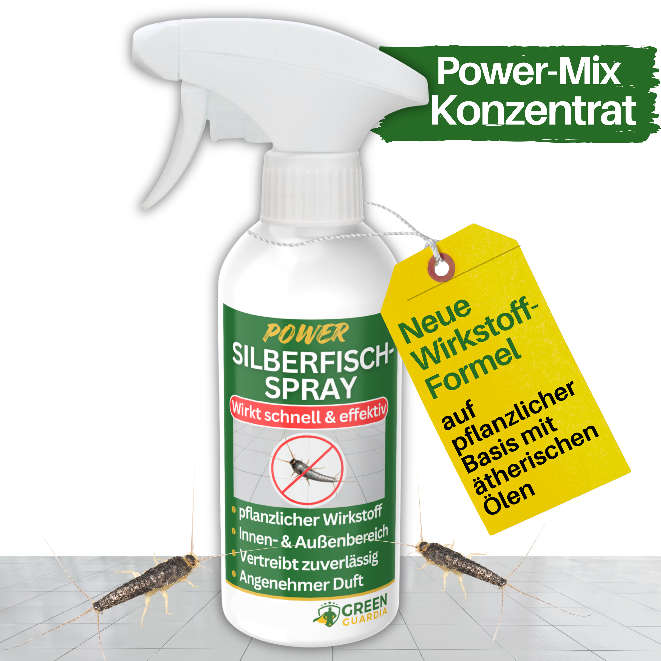 Sølvfiskafvisende spray med kraftigt koncentrat