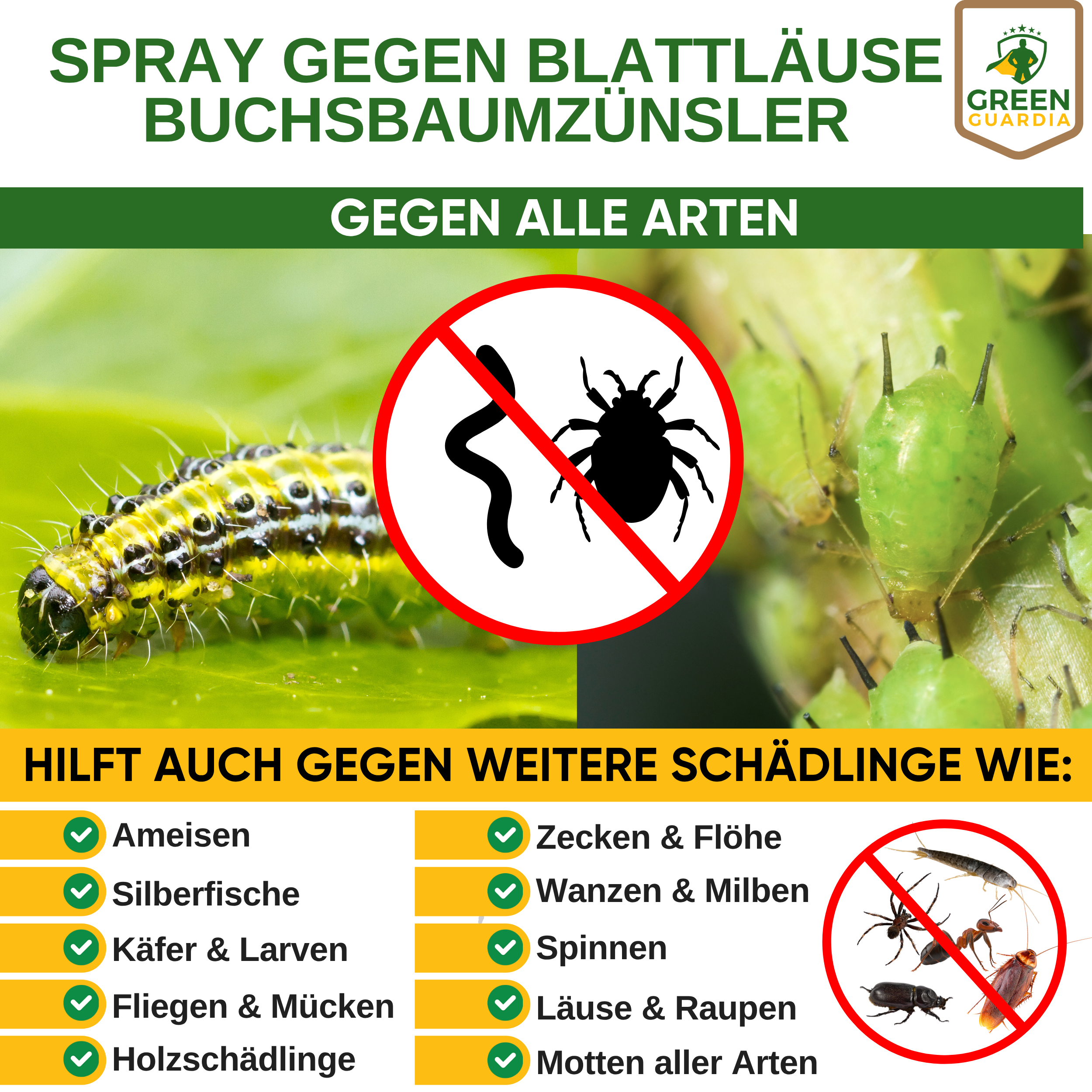 Bladlusafvisende spray med koncentrat