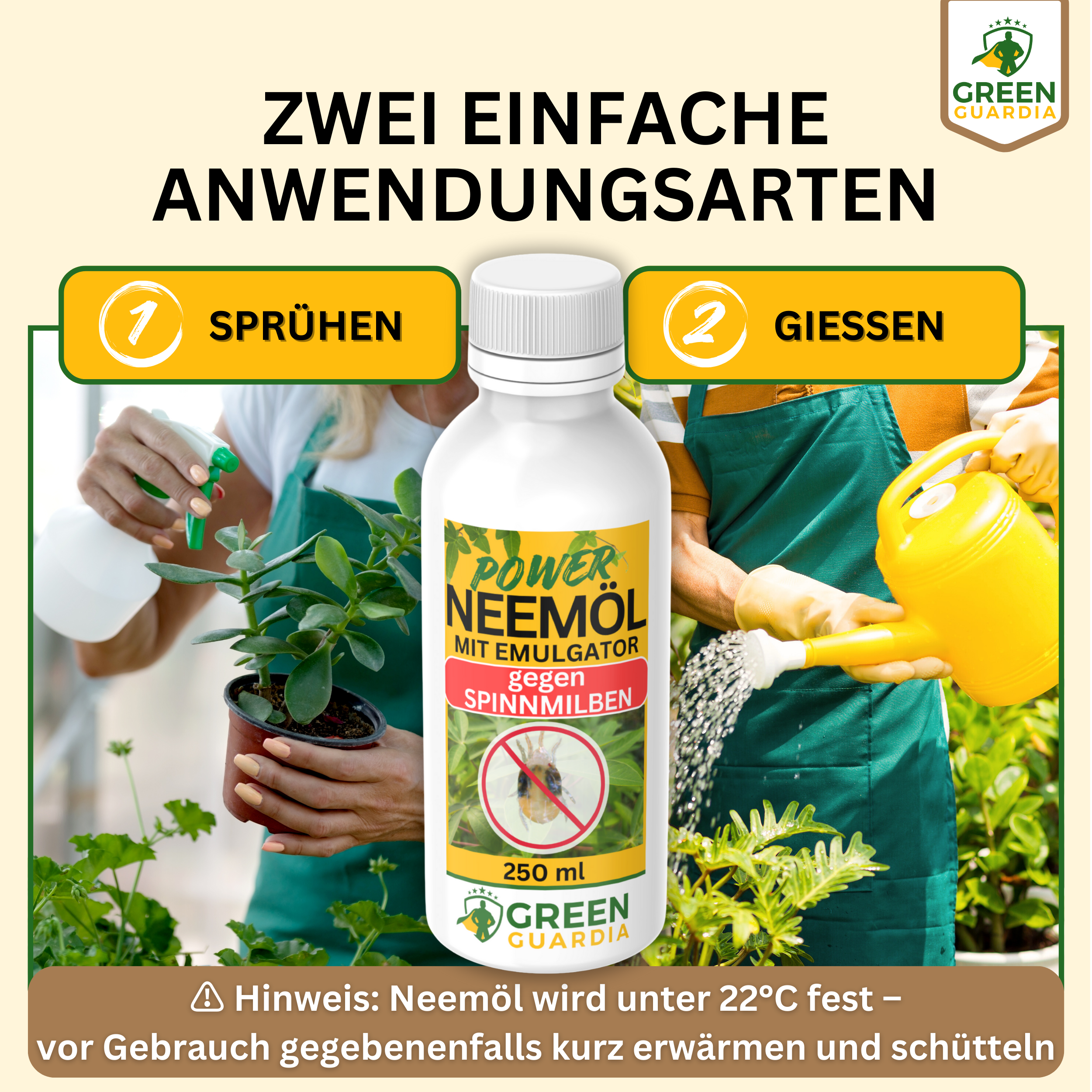 Power Neem olie mod spindemider