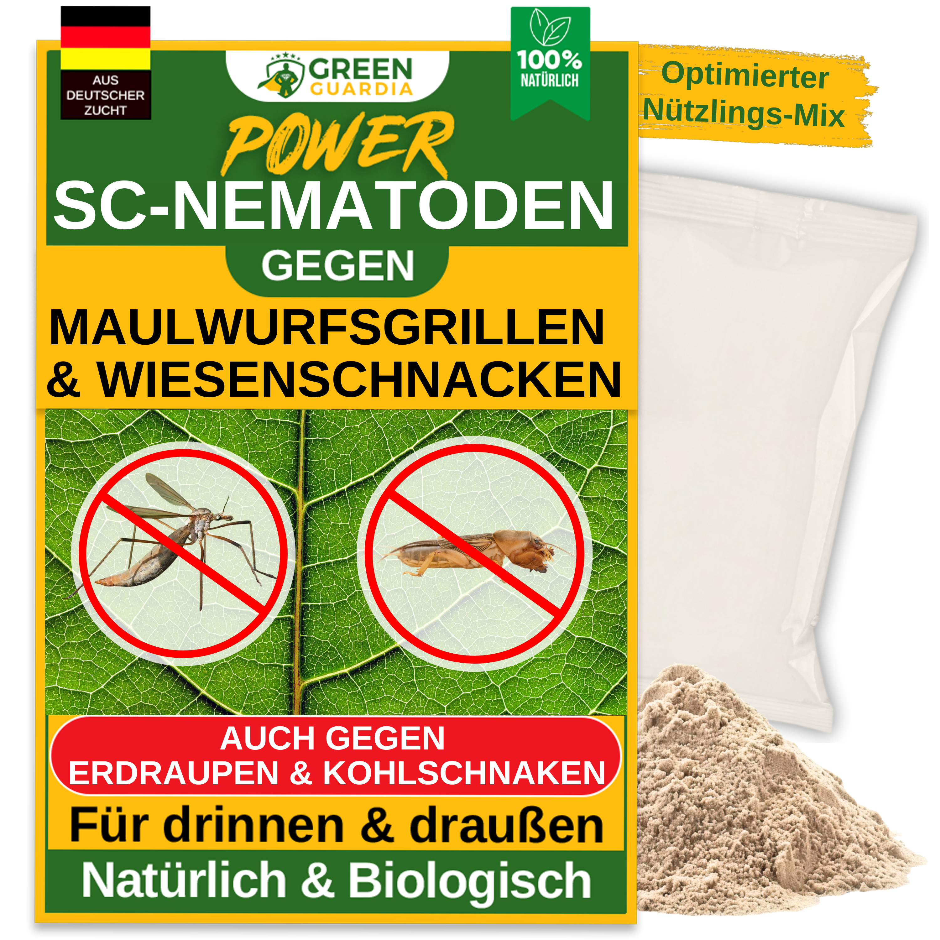 SC nematoder mod muldvarpe fårekyllinger, græshopper og bladorme