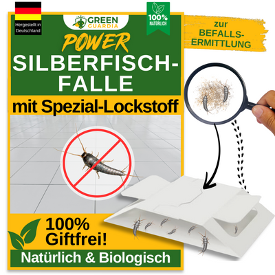 Silberfisch Falle mit Spezial-Lockstoff