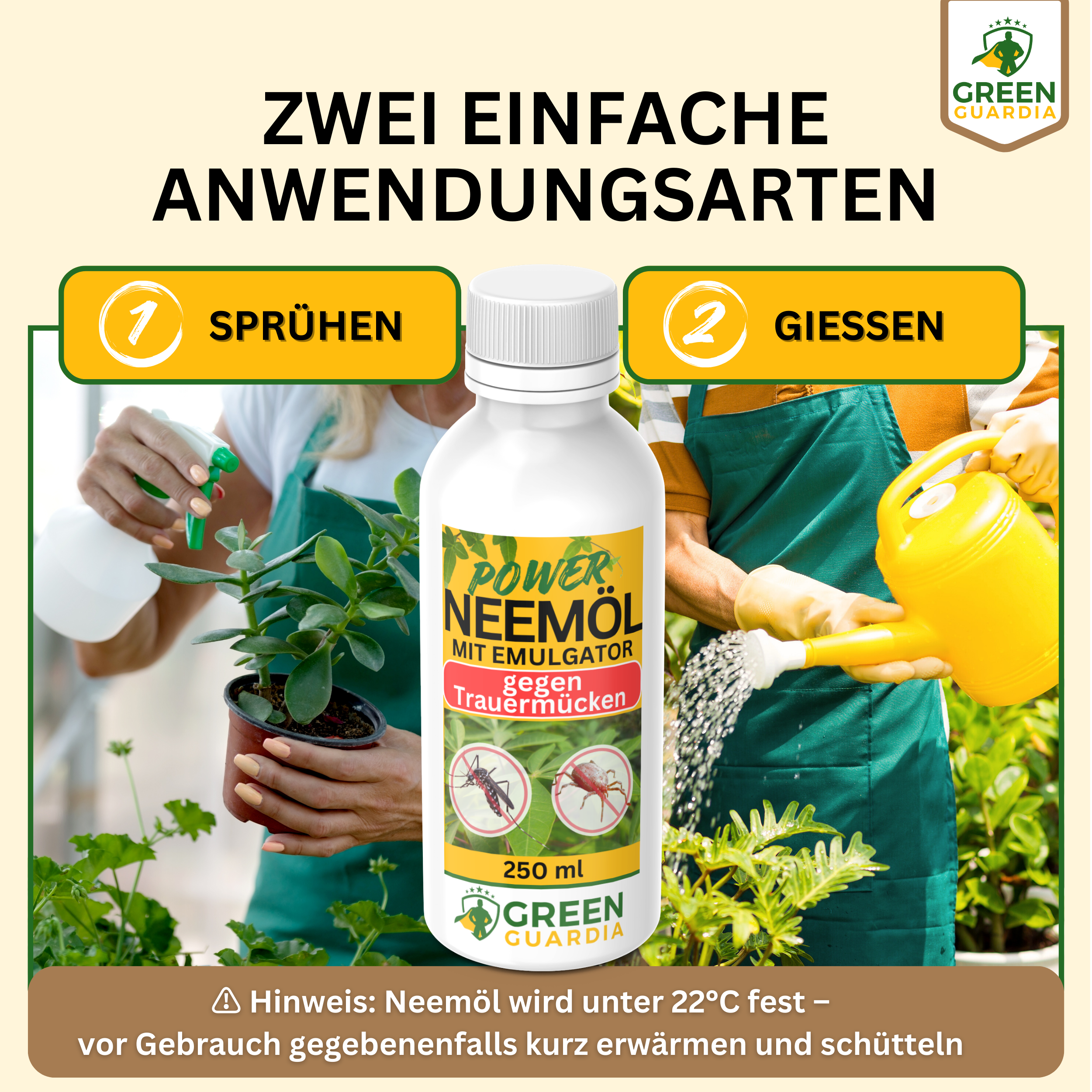 Power Neem olie mod svampemyg
