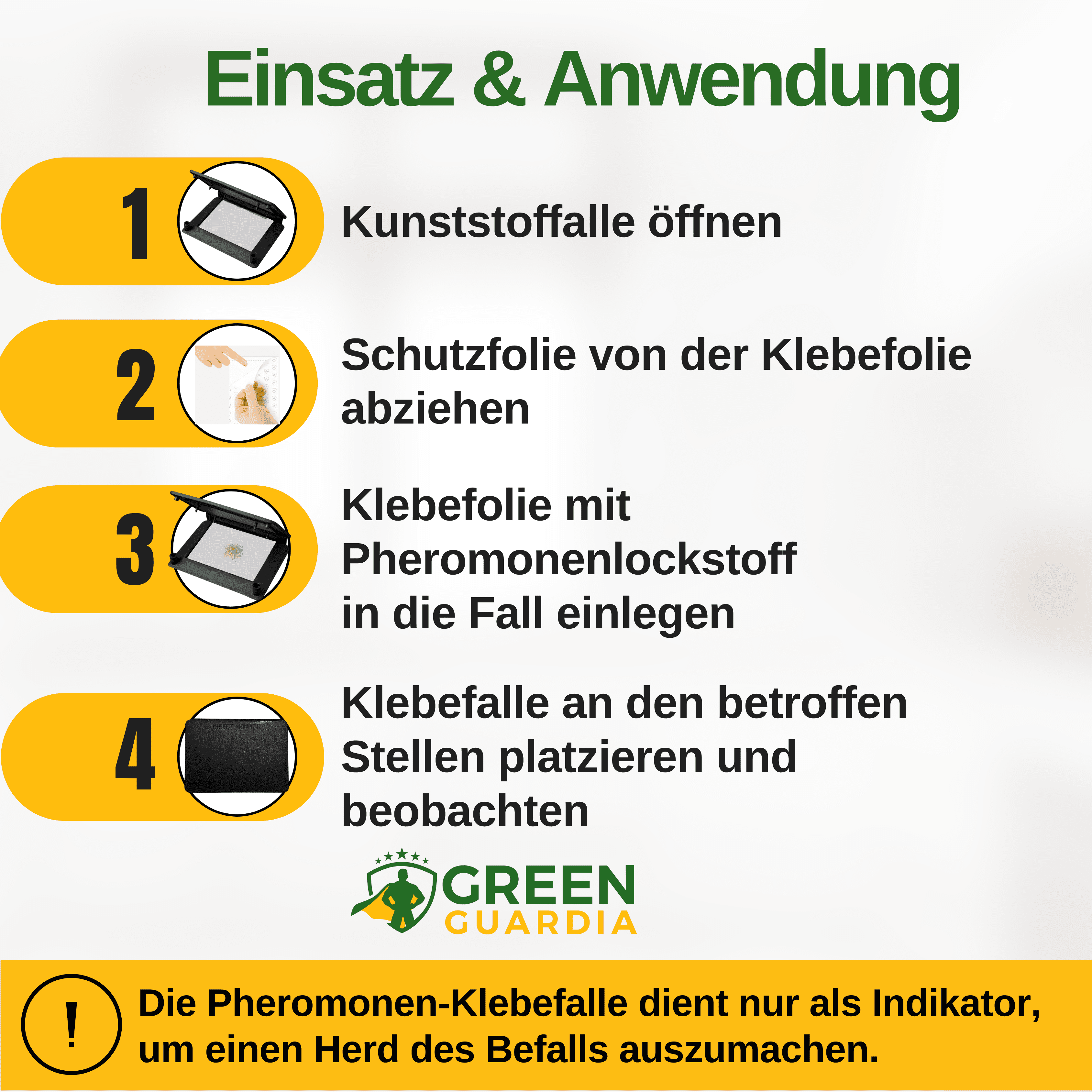 Brotkäfer Falle mit Pheromon - Lockstoff - Green Guardia - Ihr Experte für Schädlinge und Pflanzen