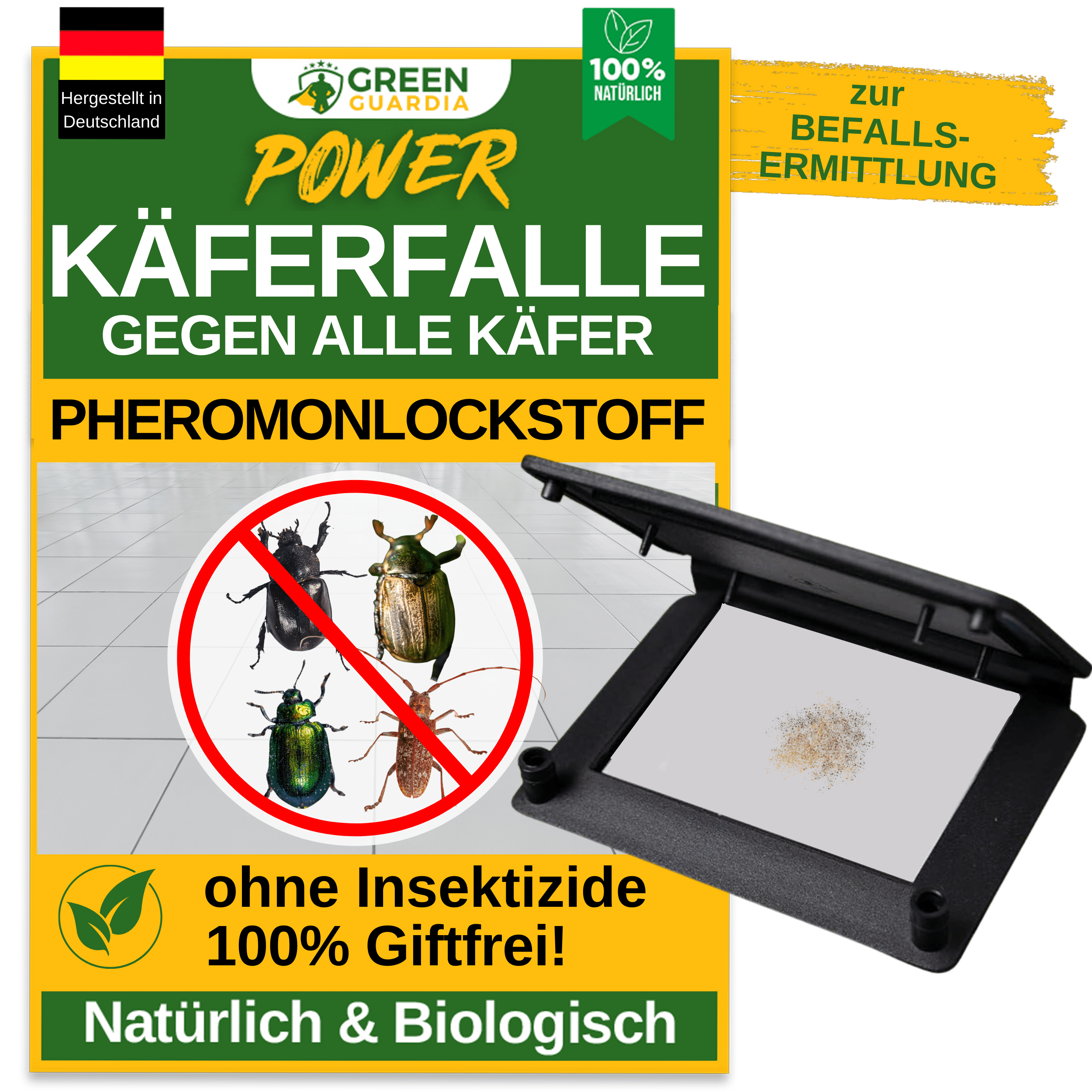 Käfer Falle mit Pheromon - Lockstoff - Green Guardia - Ihr Experte für Schädlinge und Pflanzen