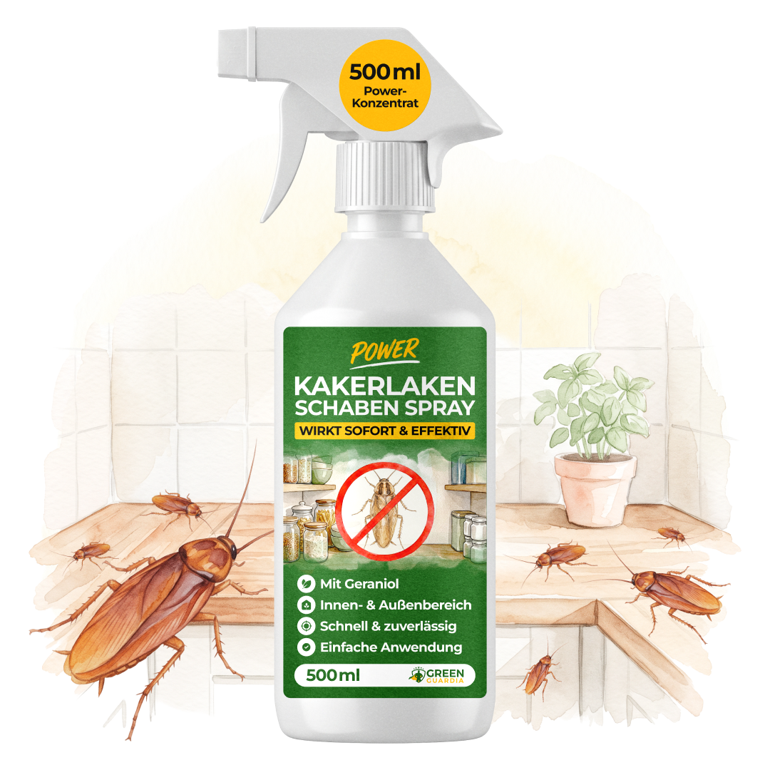 Kakerlakafvisende spray med kraftfuld koncentrat