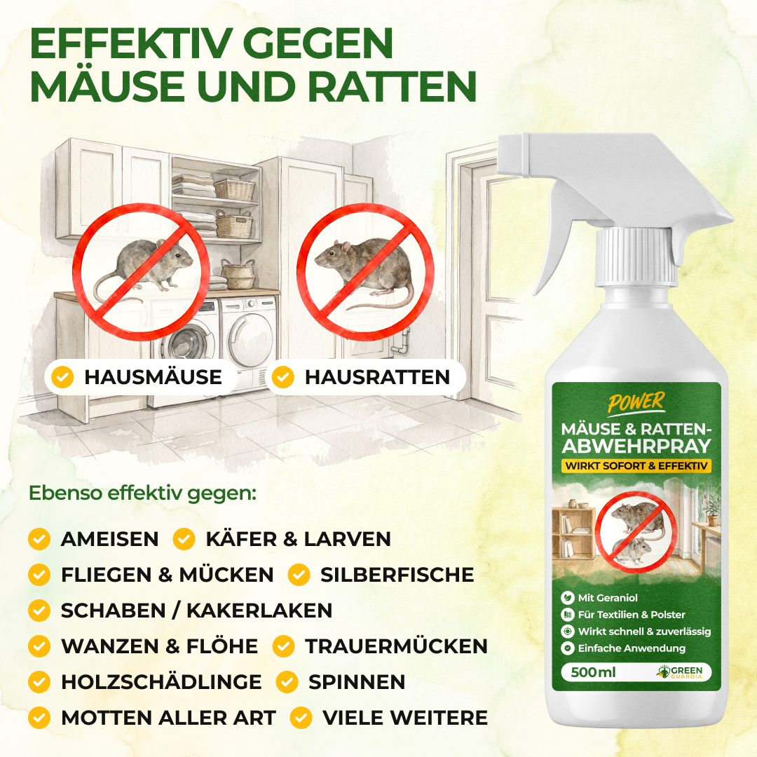 Mus/Rotteafvisende Spray Kraftkoncentrat