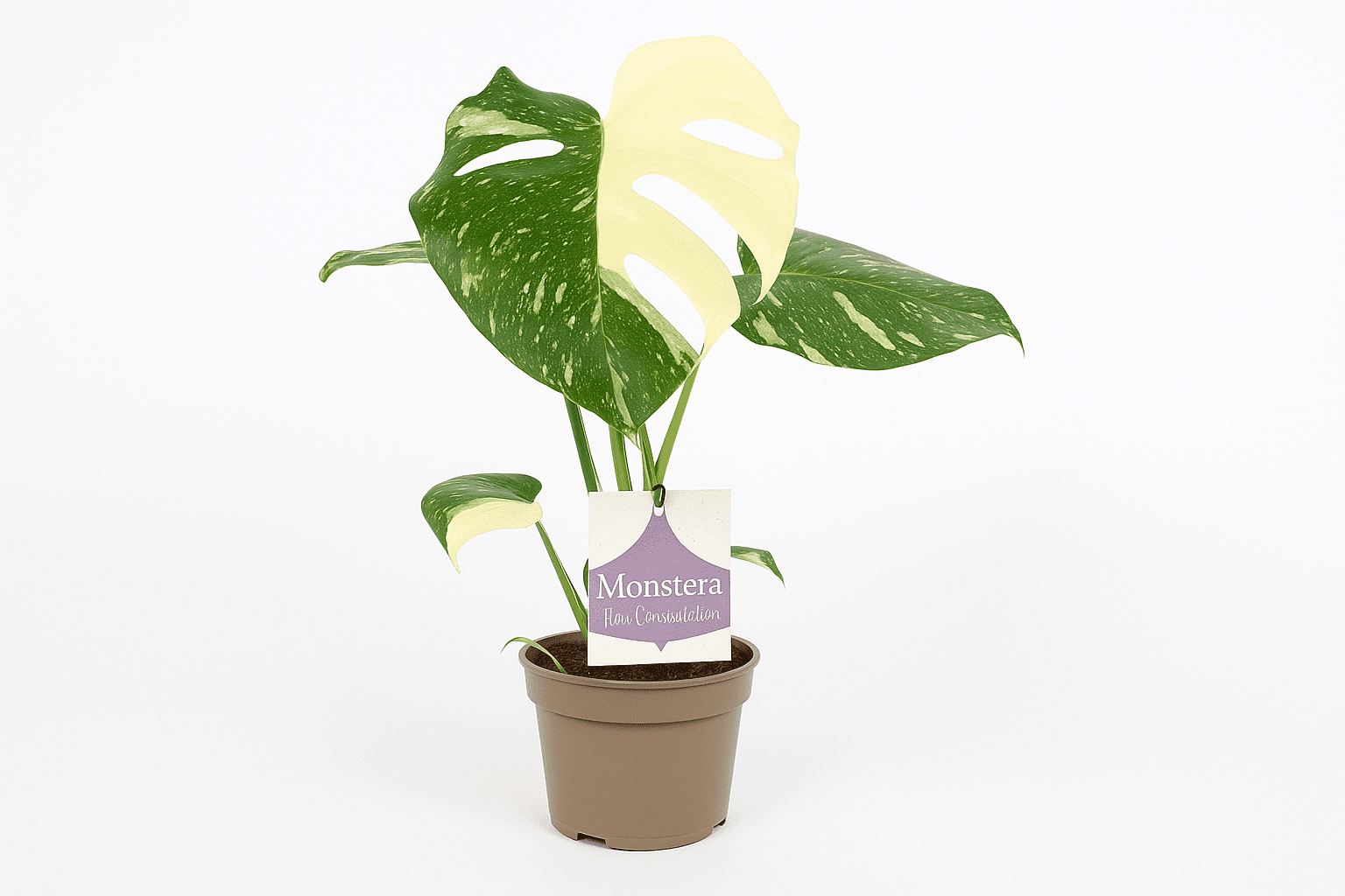 Monstera Thai Constellation – Buntblättriges Fensterblatt - 30 - 50 cm - Green Guardia - Ihr Experte für Schädlinge und Pflanzen
