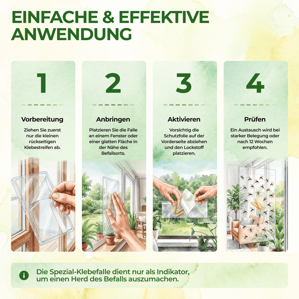 Mücken Fenster-Falle - Green Guardia - Ihr Experte für Schädlinge und Pflanzen