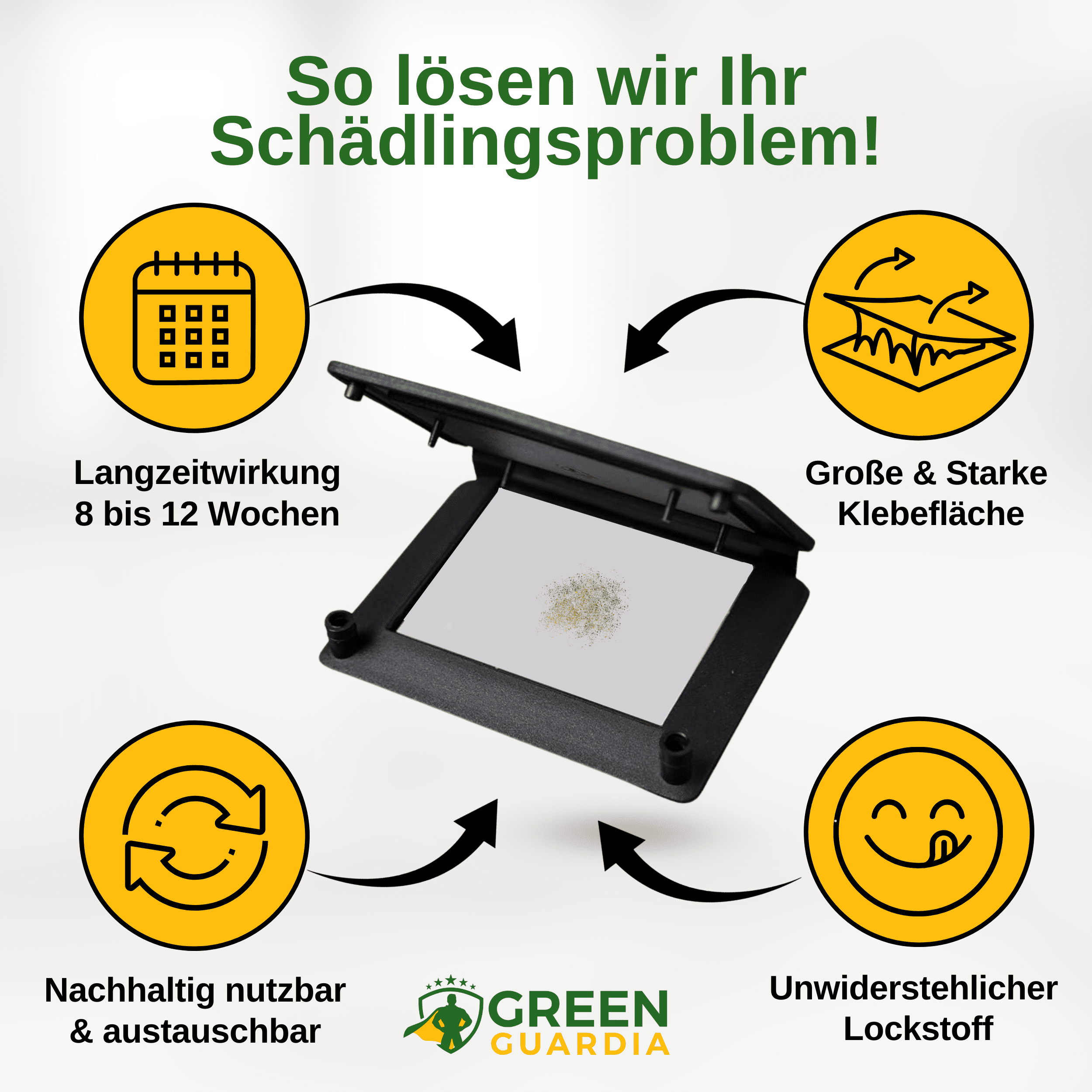 Pelzkäfer Falle mit Pheromon - Lockstoff - Green Guardia - Ihr Experte für Schädlinge und Pflanzen