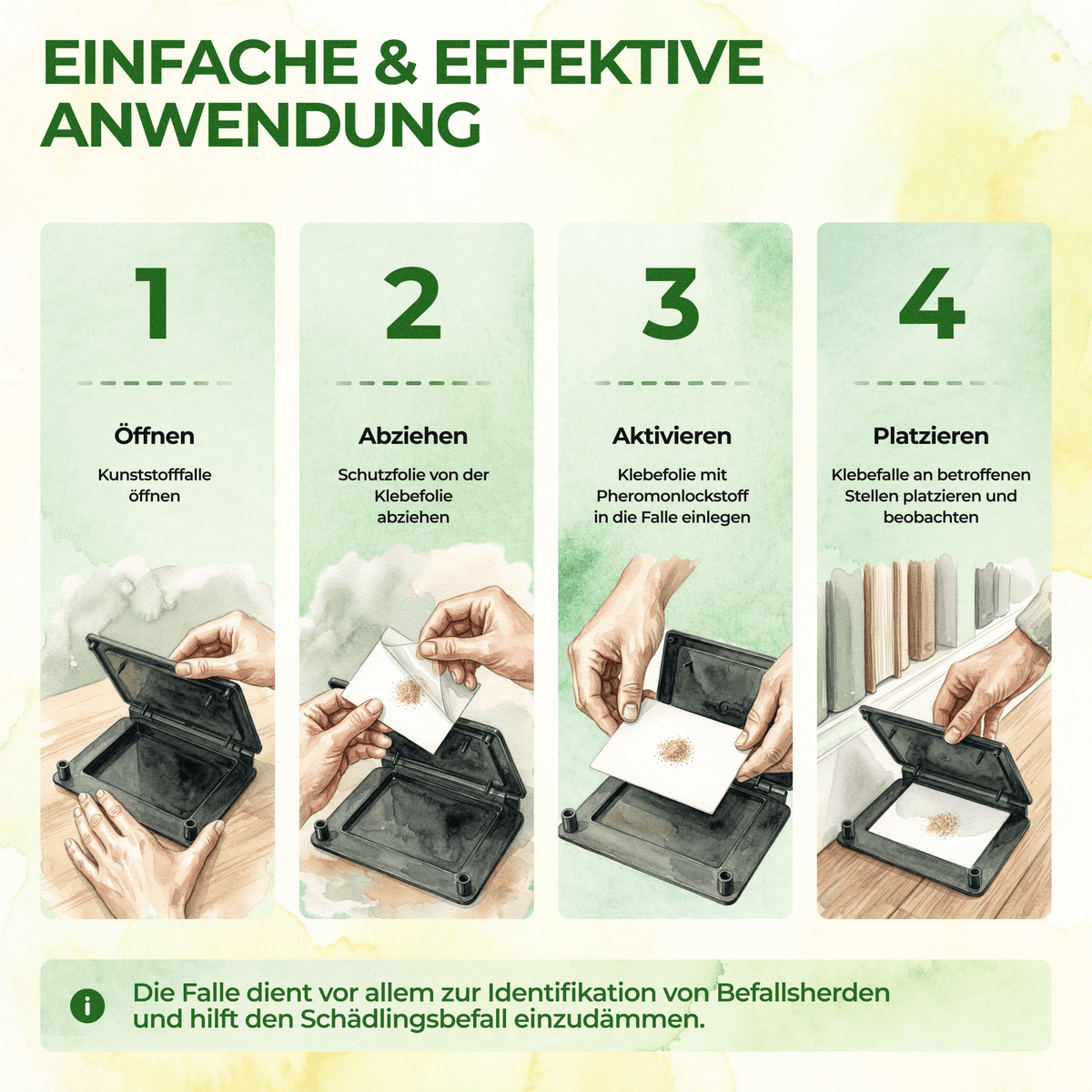 Silberfisch Falle - Green Guardia - Ihr Experte für Schädlinge und Pflanzen