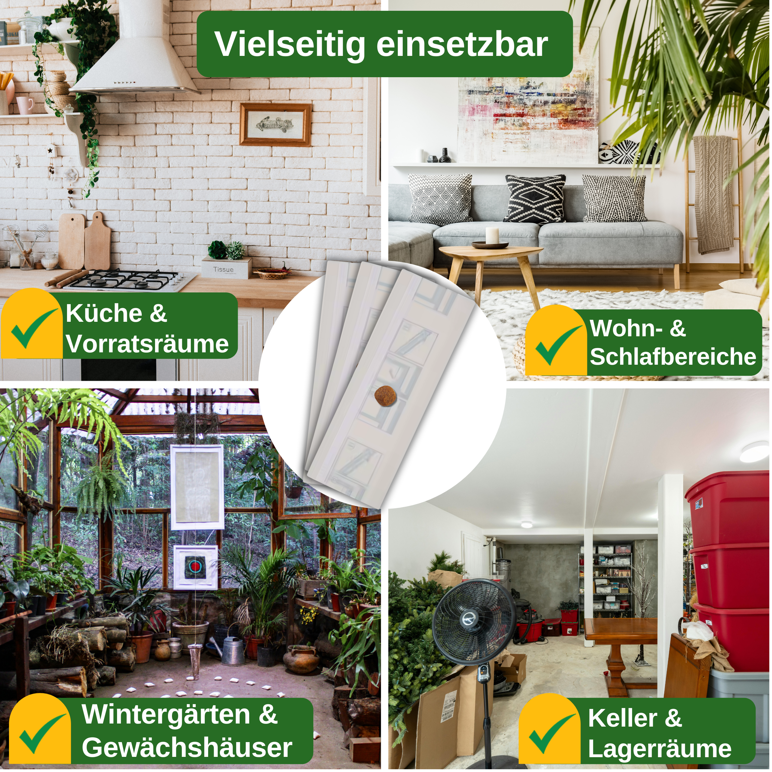 Trauermücken Fenster - Falle mit Spezial - Lockstoff - Green Guardia - Ihr Experte für Schädlinge und Pflanzen